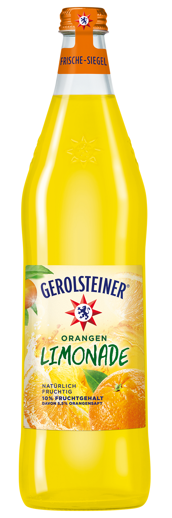 Gerolsteiner Limonade Orange 6x0,75l Glas