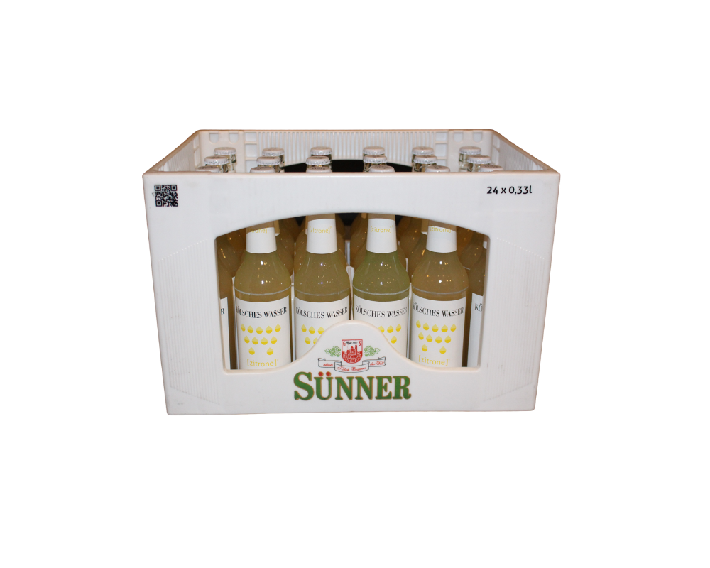 Sünner Kölsches Wasser Zitrone 24x0,33l