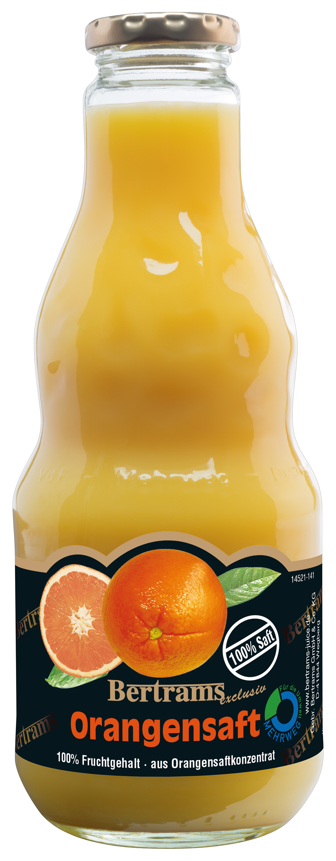 Bertrams Orangensaft100% 6x0.75l